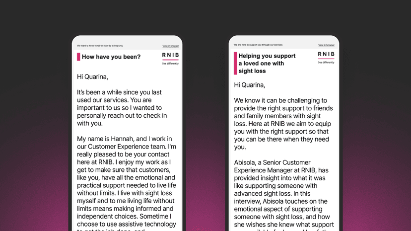 RNIB Cases Study Header