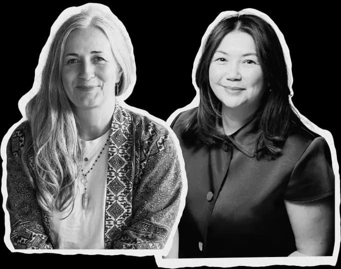 Rebecca Hull and Lou Lai, hosts of Purpose Driven Leaders podcast