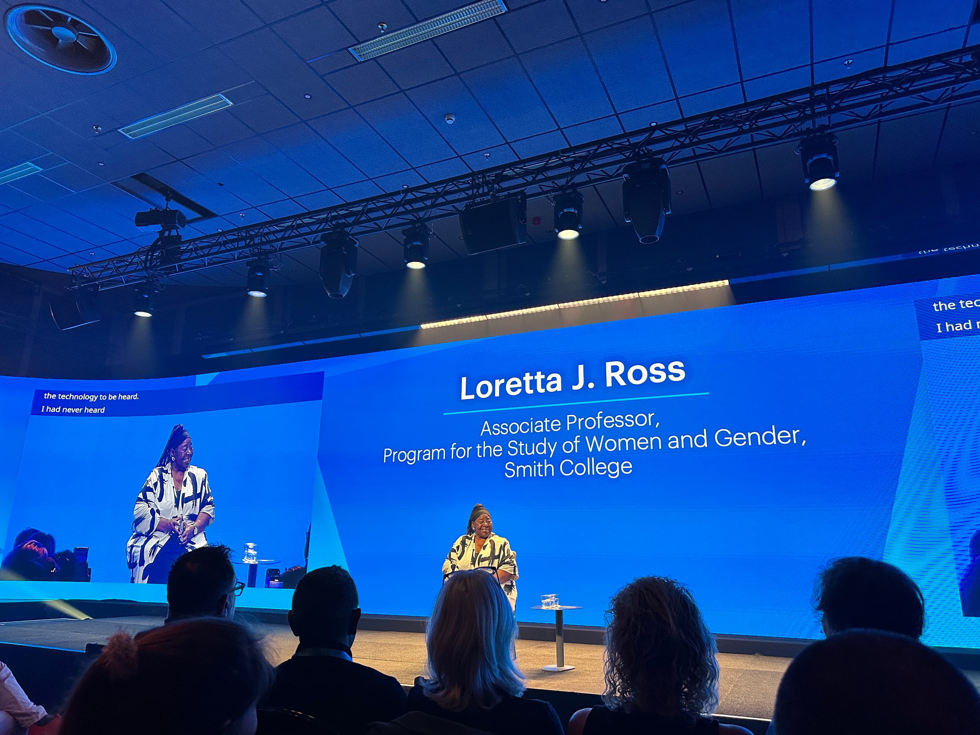 Loretta J Ross On Stage At IFC