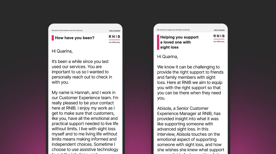 RNIB Cases Study Header