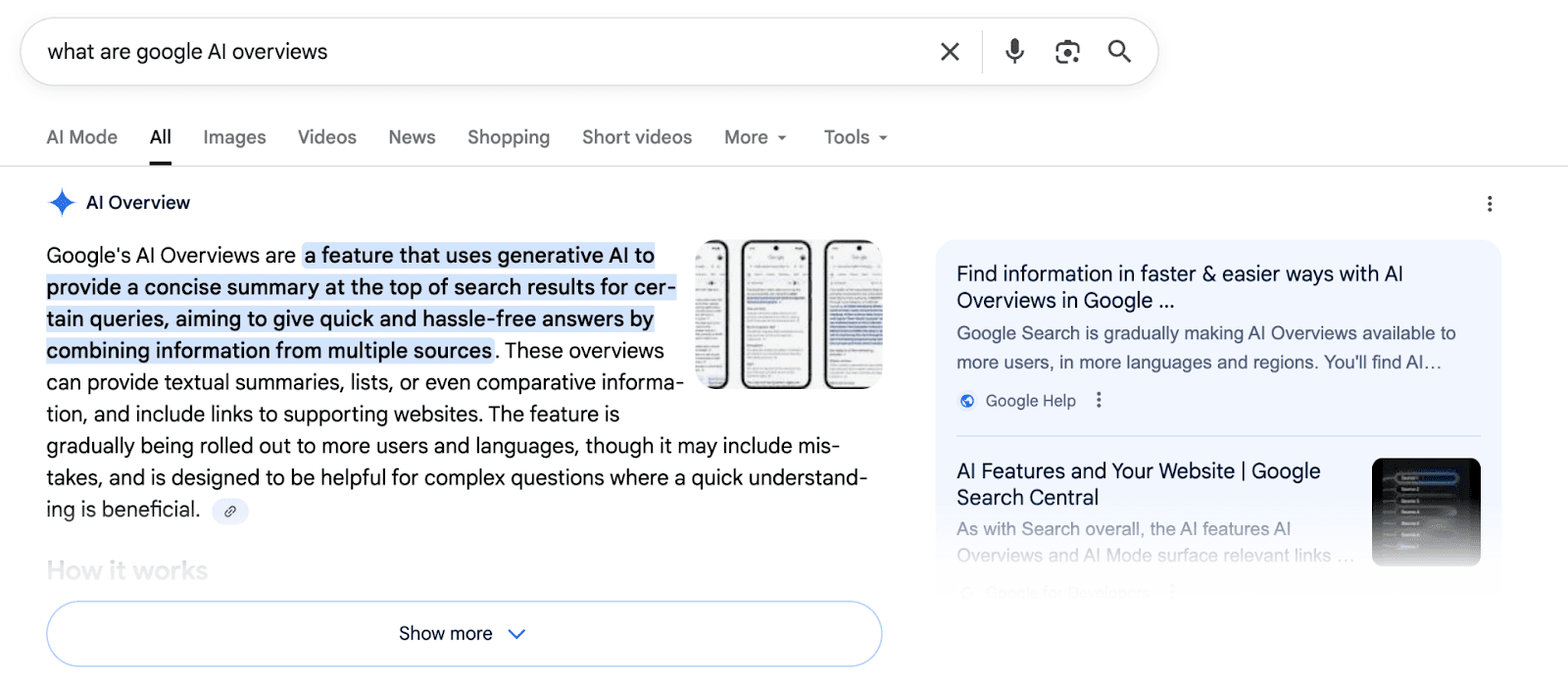 AI Search Overview
